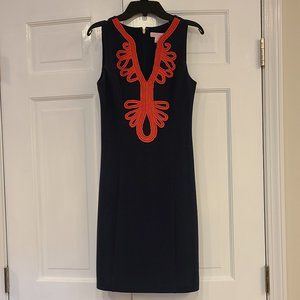 Worth every penny- Stunning navy/coral Lilly - XS - Excellent Condition